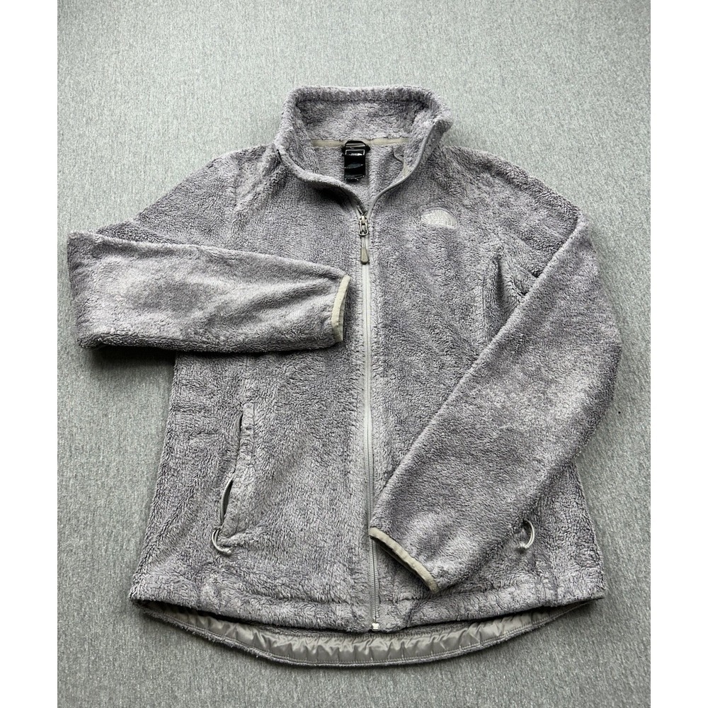 The‎ North Face Osito 2 Full Zip Gray Jacket Women's Small C782 Fuzzy
